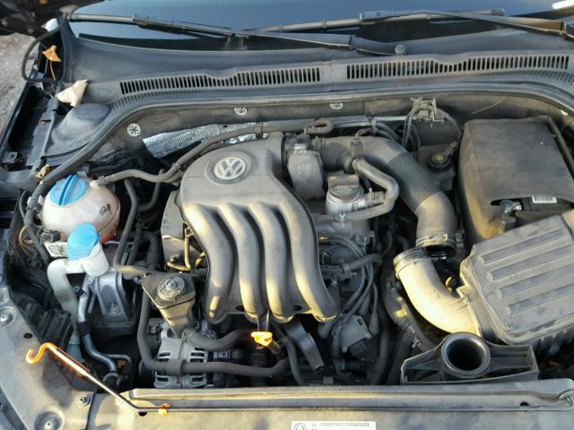 3VW2K7AJ9BM020294 - 2011 VOLKSWAGEN JETTA BASE შავი ფოტო 7