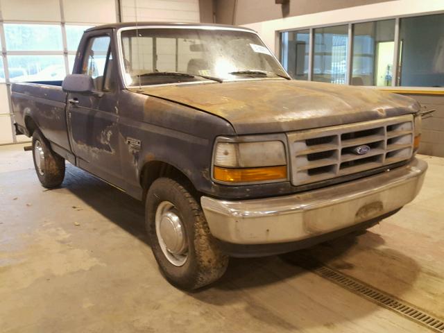 1FTEF25N7SNB06472 - 1995 FORD F250 BLUE photo 1