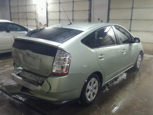 JTDKB20U977612300 - 2007 TOYOTA PRIUS GREEN photo 4