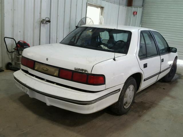 2G1WL54T5P1162636 - 1993 CHEVROLET LUMINA WHITE photo 4