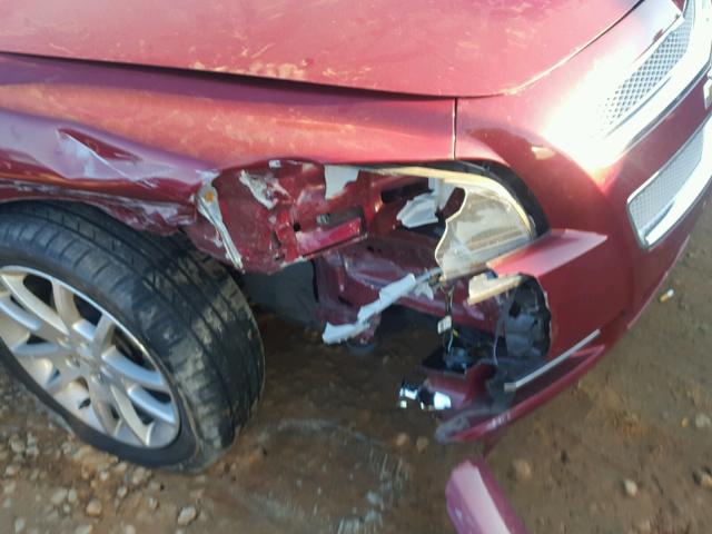 1G1ZE5E76AF129640 - 2010 CHEVROLET MALIBU LTZ MAROON photo 9