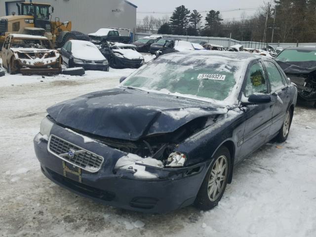 YV1TH59H841374541 - 2004 VOLVO S80 2.5T BLUE photo 2