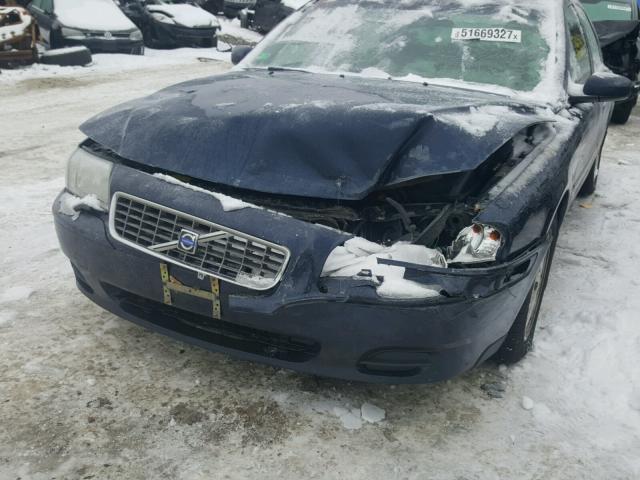 YV1TH59H841374541 - 2004 VOLVO S80 2.5T BLUE photo 9