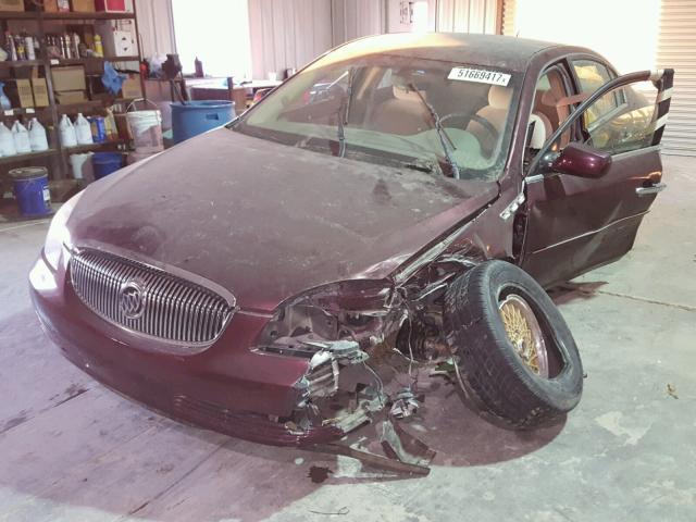 1G4HP57236U146053 - 2006 BUICK LUCERNE CX MAROON photo 2