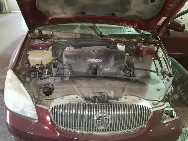 1G4HP57236U146053 - 2006 BUICK LUCERNE CX MAROON photo 7