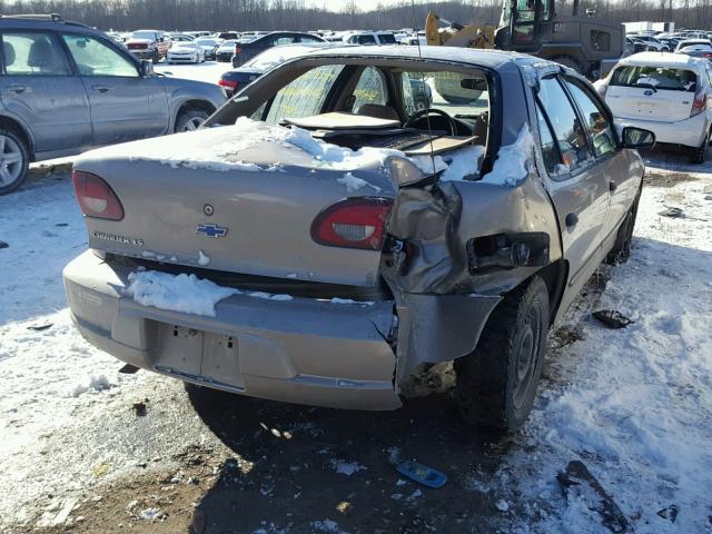 1G1JF5244Y7438077 - 2000 CHEVROLET CAVALIER L BROWN photo 4