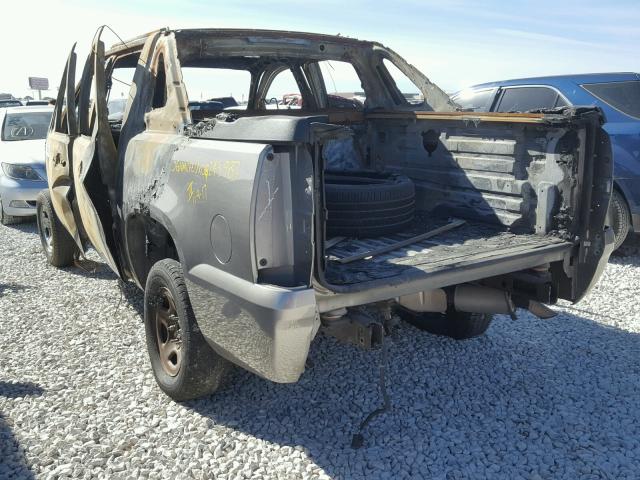 3GNMCFE0XCG243987 - 2012 CHEVROLET AVALANCHE GRAY photo 3