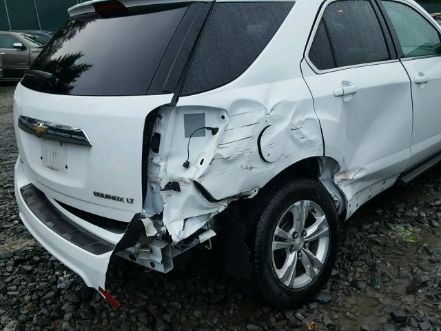 2GNFLGEK0E6123629 - 2014 CHEVROLET EQUINOX LT WHITE photo 9