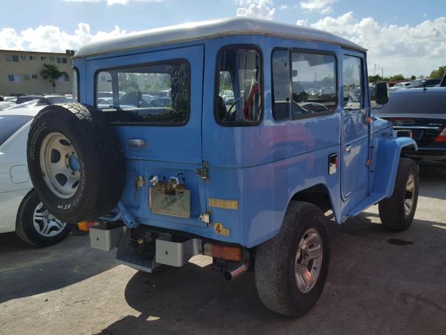 FJ40927272 - 1981 TOYOTA FJ40 BLUE photo 4