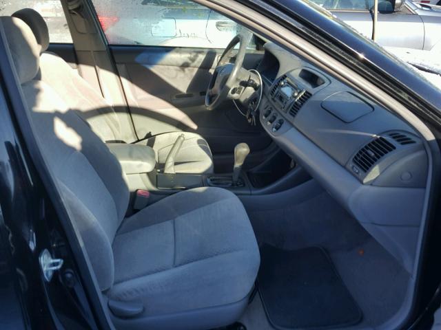 4T1BE32KX4U359733 - 2004 TOYOTA CAMRY LE BLACK photo 5