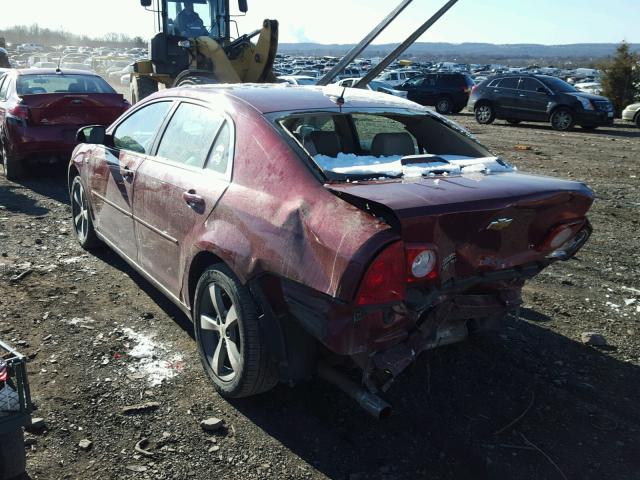 1G1ZJ57B88F249110 - 2008 CHEVROLET MALIBU 2LT RED photo 3