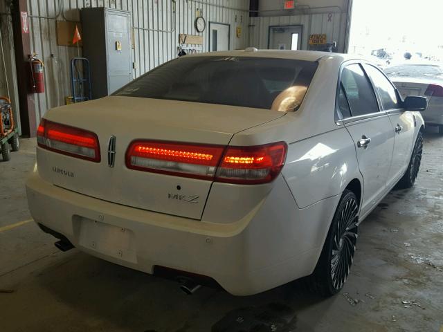 3LNHL2GC3AR627892 - 2010 LINCOLN MKZ თეთრი ფოტო 4