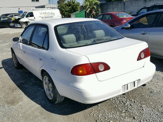 2T1BR12E92C562419 - 2002 TOYOTA COROLLA CE WHITE photo 3