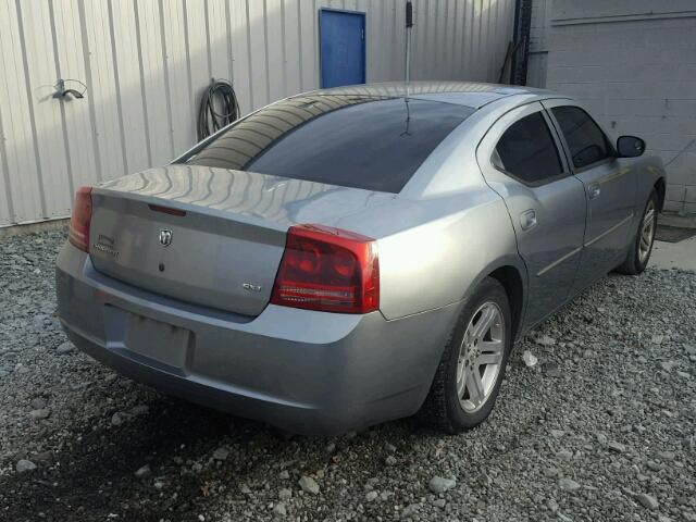 2B3KA43G57H601949 - 2007 DODGE CHARGER SE GRAY photo 4