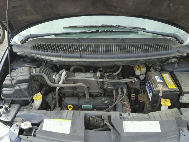 1D4GP24R26B623599 - 2006 DODGE GRAND CARA BLUE photo 7