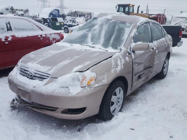 1NXBR32E16Z744132 - 2006 TOYOTA COROLLA CE SILVER photo 2