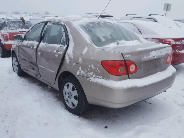 1NXBR32E16Z744132 - 2006 TOYOTA COROLLA CE SILVER photo 3