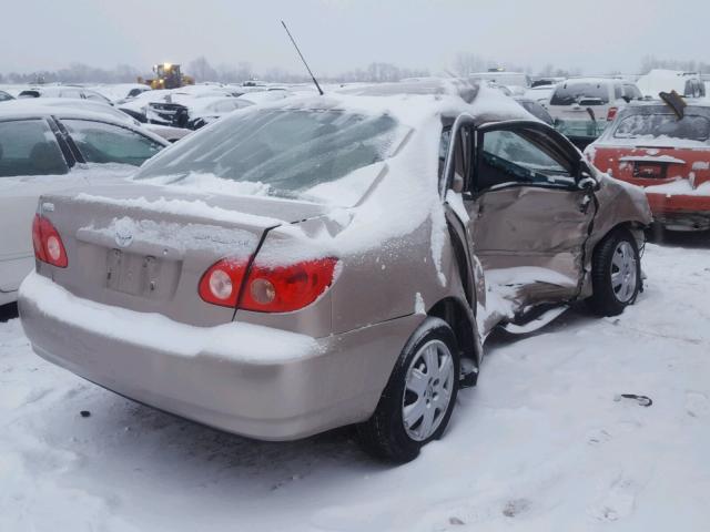 1NXBR32E16Z744132 - 2006 TOYOTA COROLLA CE SILVER photo 4