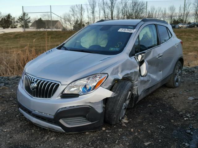 KL4CJESB0EB718658 - 2014 BUICK ENCORE SILVER photo 2