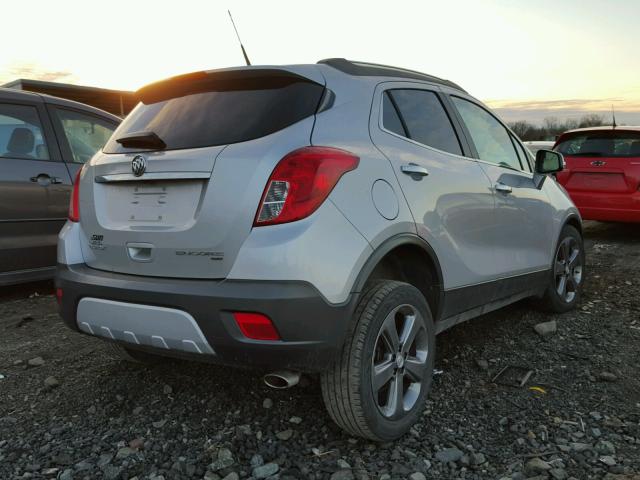 KL4CJESB0EB718658 - 2014 BUICK ENCORE SILVER photo 4