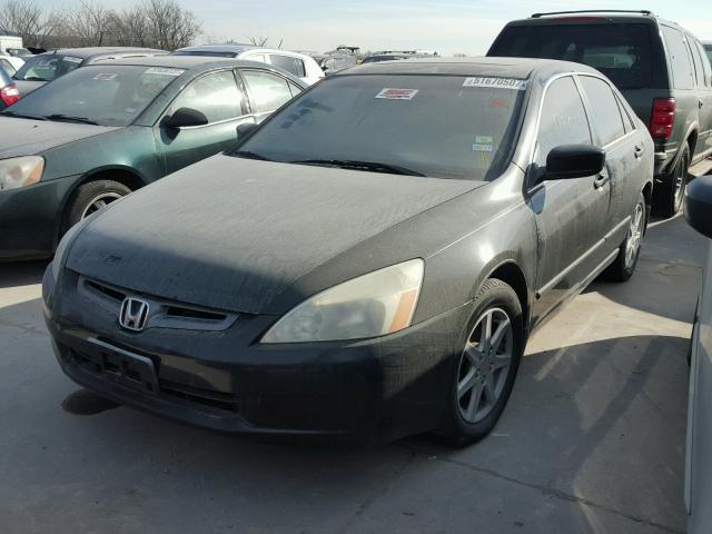 1HGCM66544A015416 - 2004 HONDA ACCORD EX BLACK photo 2