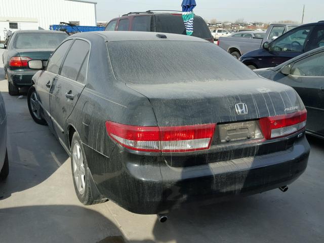 1HGCM66544A015416 - 2004 HONDA ACCORD EX BLACK photo 3