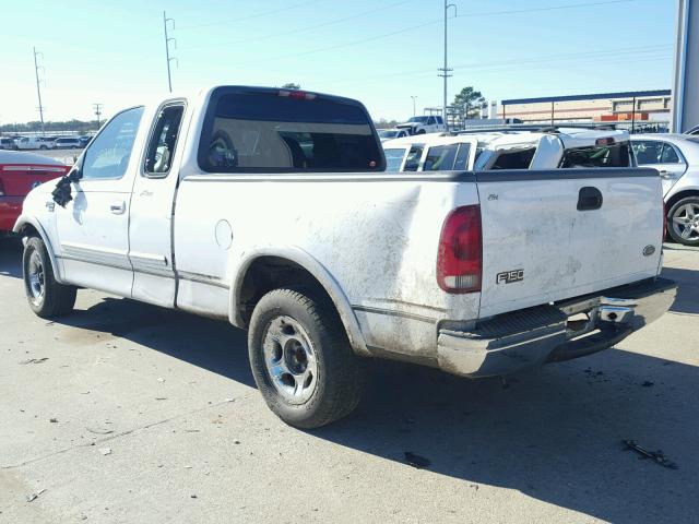 1FTRX17W9YNB07596 - 2000 FORD F150 WHITE photo 3