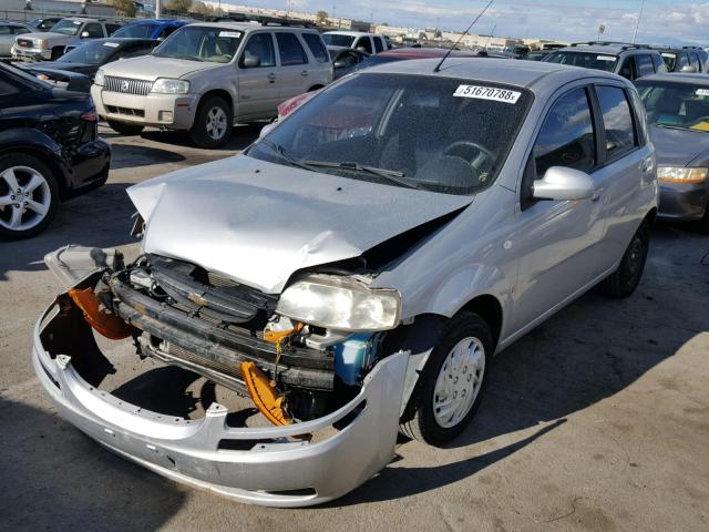 KL1TD66608B084490 - 2008 CHEVROLET AVEO BASE Gümüş foto 2