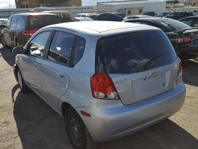 KL1TD66608B084490 - 2008 CHEVROLET AVEO BASE Gümüş foto 3