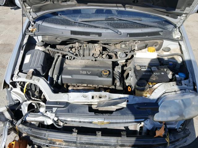 KL1TD66608B084490 - 2008 CHEVROLET AVEO BASE Gümüş foto 7