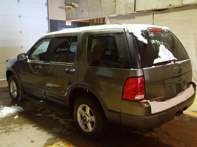 1FMZU73K73ZA54926 - 2003 FORD EXPLORER X GREEN photo 3