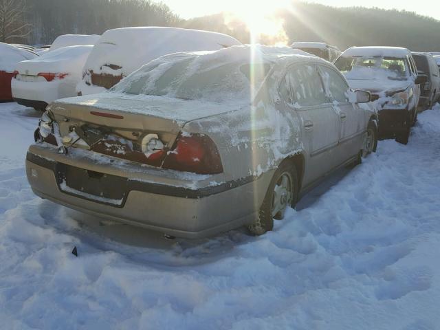 2G1WF52E139175150 - 2003 CHEVROLET IMPALA TAN photo 4