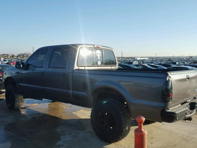 1FTNW20S43EA72991 - 2003 FORD F250 SUPER CHARCOAL photo 3