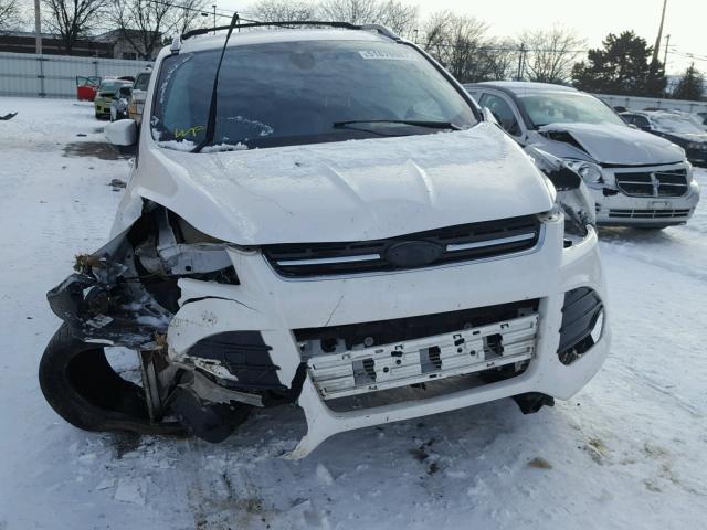 1FMCU0J91EUD07462 - 2014 FORD ESCAPE TIT WHITE photo 9