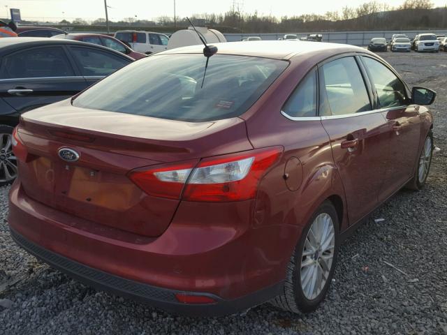 1FADP3J28EL217077 - 2014 FORD FOCUS TITA RED photo 4