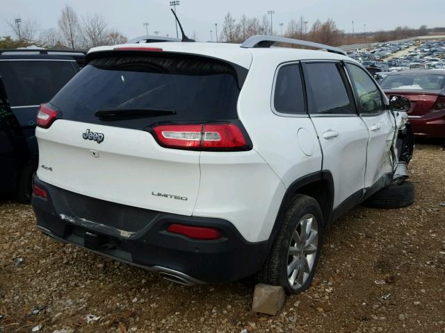 1C4PJMDS0FW726512 - 2015 JEEP CHEROKEE L WHITE photo 4