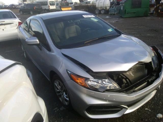 2HGFG3B53EH502232 - 2014 HONDA CIVIC LX SILVER photo 1