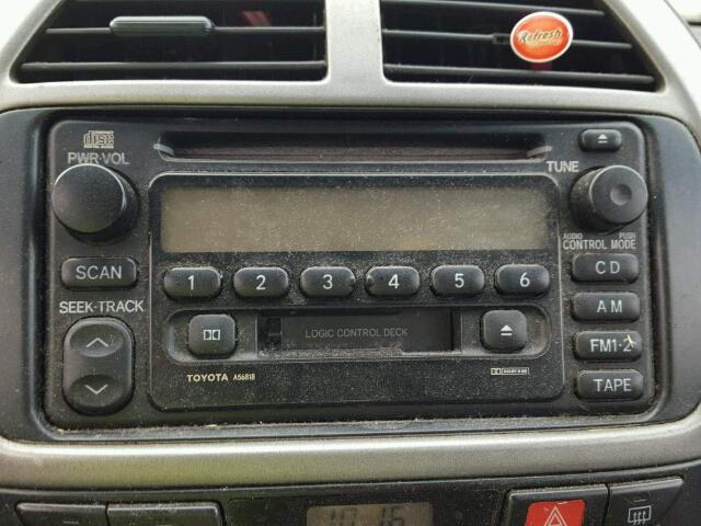 JTEHH20V710033495 - 2001 TOYOTA RAV4 GRAY photo 9