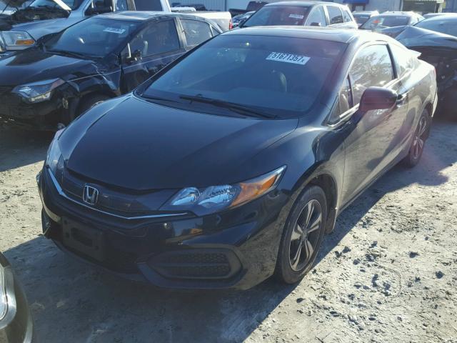 2HGFG3B89EH522513 - 2014 HONDA CIVIC EX შავი ფოტო 2