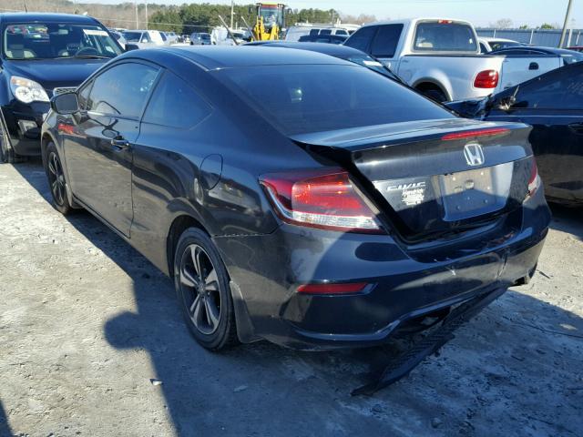 2HGFG3B89EH522513 - 2014 HONDA CIVIC EX შავი ფოტო 3