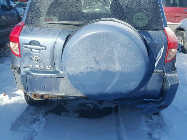 JTMBD33VX86061726 - 2008 TOYOTA RAV4 BLUE photo 9