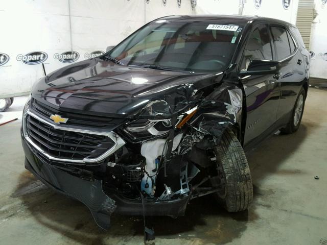 3GNAXJEV9JL125231 - 2018 CHEVROLET EQUINOX LT BLACK photo 2