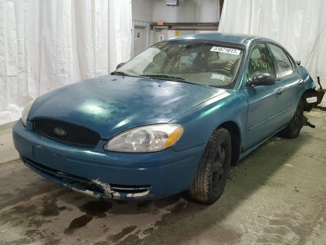 1FAFP53235A124335 - 2005 FORD TAURUS SE GREEN photo 2