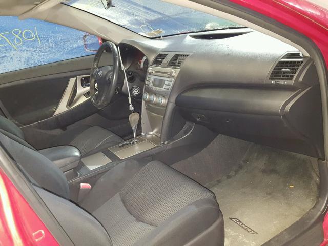 4T1BE46K77U031562 - 2007 TOYOTA CAMRY NEW RED photo 5