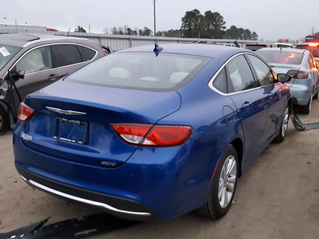 1C3CCCAB8HN509777 - 2017 CHRYSLER 200 LIMITE BLUE photo 4