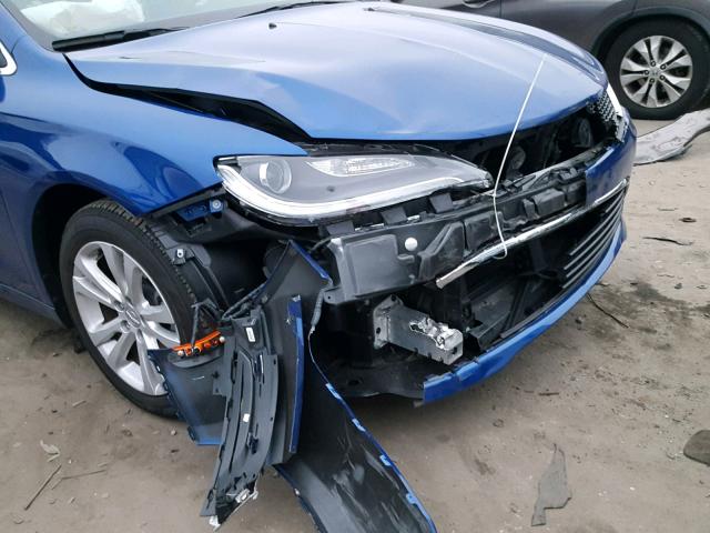 1C3CCCAB8HN509777 - 2017 CHRYSLER 200 LIMITE BLUE photo 9