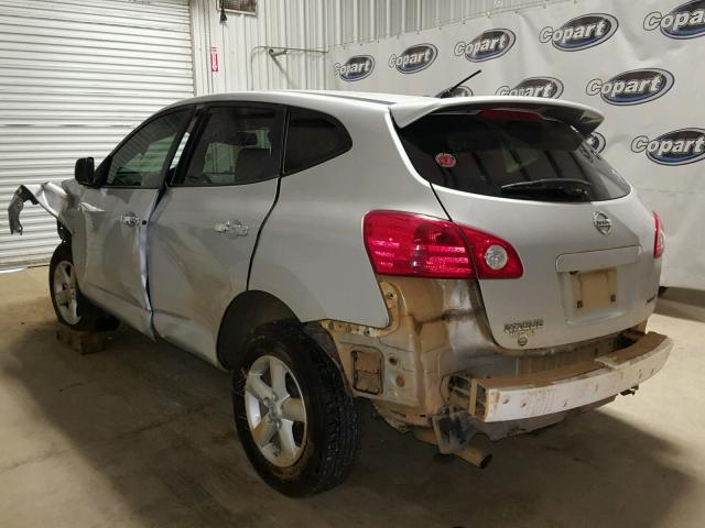 JN8AS5MT7AW501261 - 2010 NISSAN ROGUE S SILVER photo 3