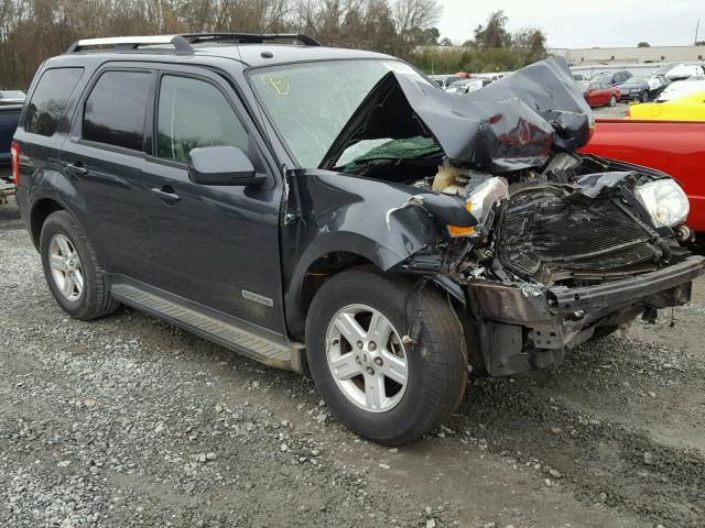 1FMCU49H68KD39374 - 2008 FORD ESCAPE HEV BLACK photo 1