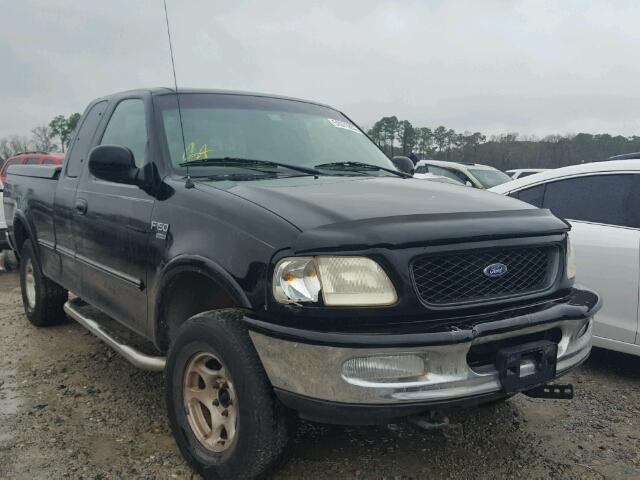 1FTZX18W0WKB76884 - 1998 FORD F150 BLACK photo 1