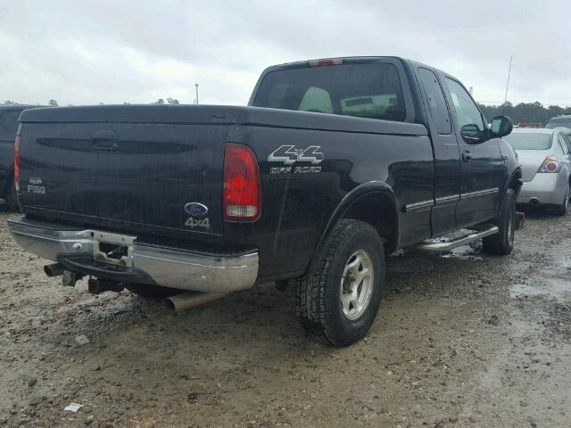 1FTZX18W0WKB76884 - 1998 FORD F150 BLACK photo 4